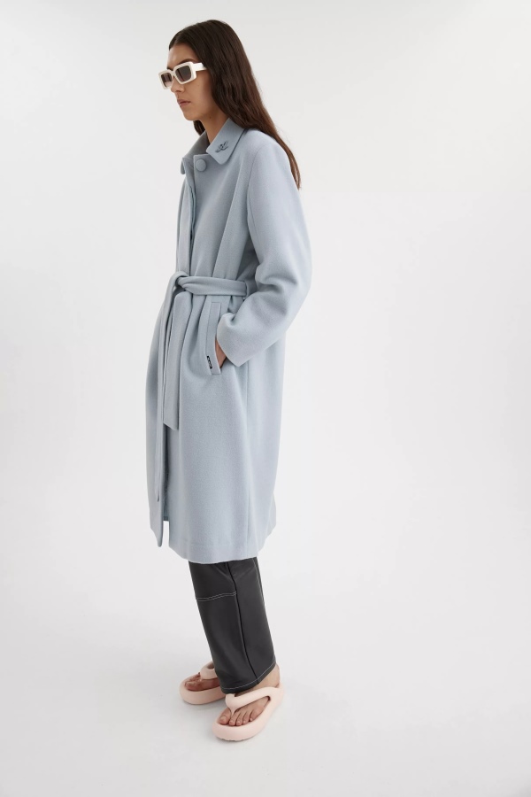 Axel Arigato Skyway Blue Millenium Wool Coat