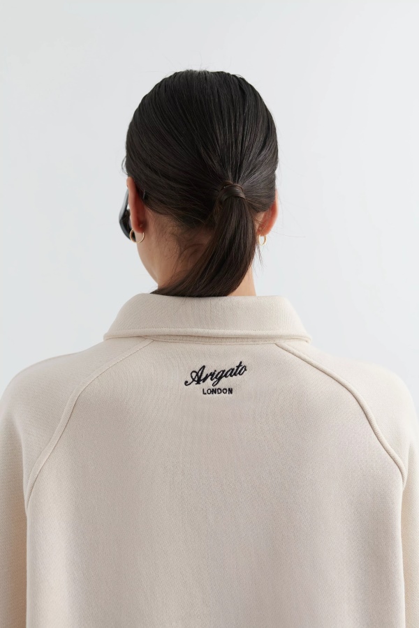 Sunday Polo Sweatshirt Pale Beige Axel Arigato