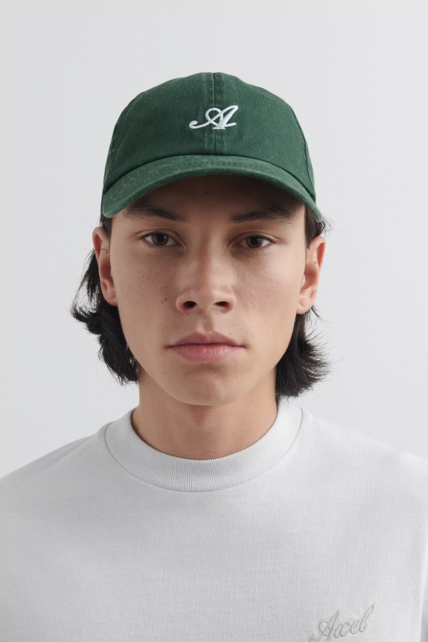 Axel Arigato Washed Green Washed Signature Cap