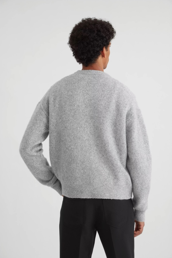 Team Sweater Axel Arigato Grey Melange