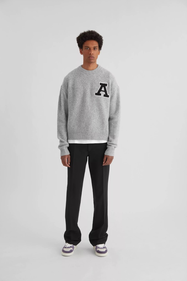 Team Sweater Axel Arigato Grey Melange