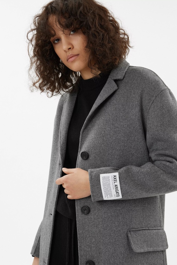 Axel Arigato Medea Wool Coat Grey