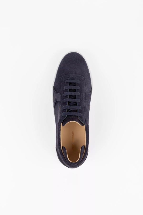 Platform Suede Navy Axel Arigato