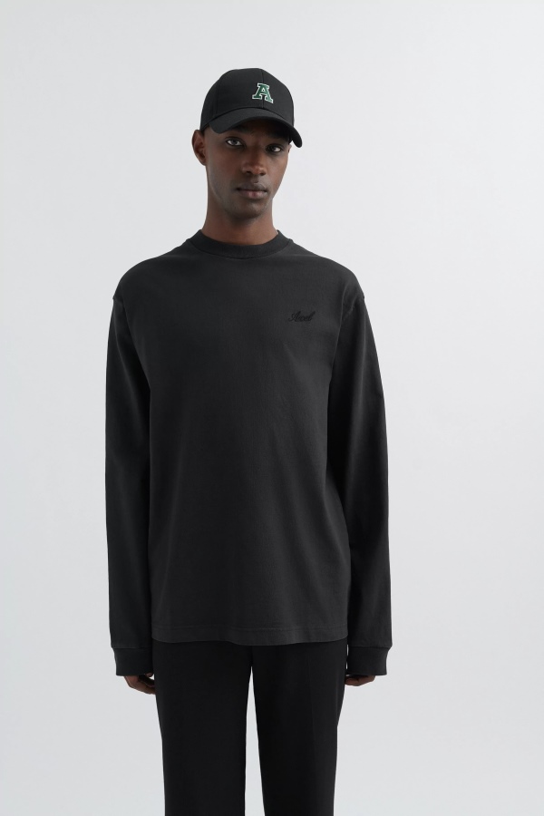 Axel Arigato Staple Long-Sleeve T-Shirt Black