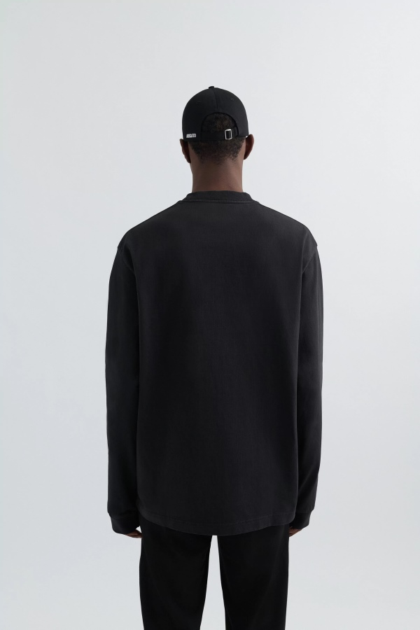 Axel Arigato Staple Long-Sleeve T-Shirt Black