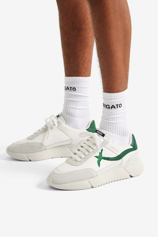 Genesis Stripe Bee Bird White green Axel Arigato