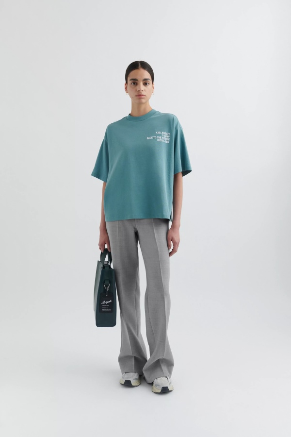 Era T-Shirt Light Petrol Blue Axel Arigato