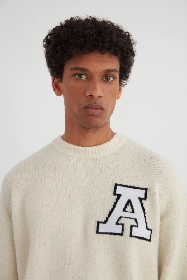 Team Sweater Ecru Axel Arigato