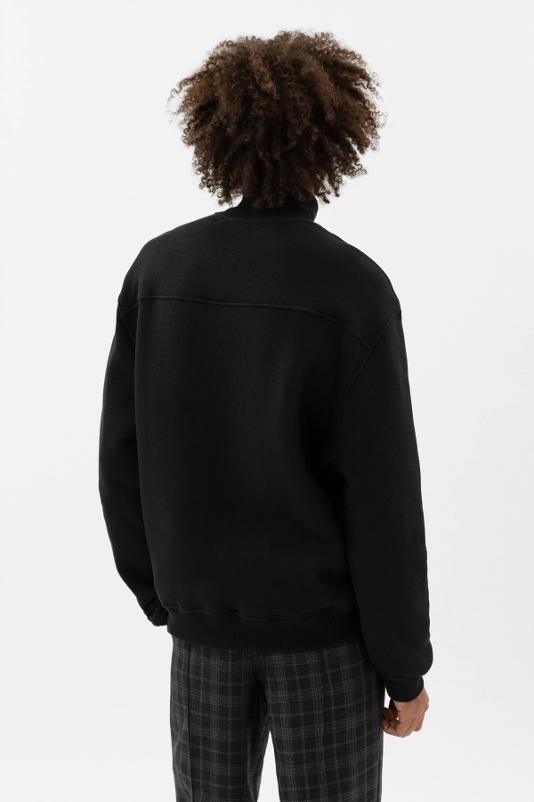 Axel Arigato Black Focus Half-Zip Sweatshirt