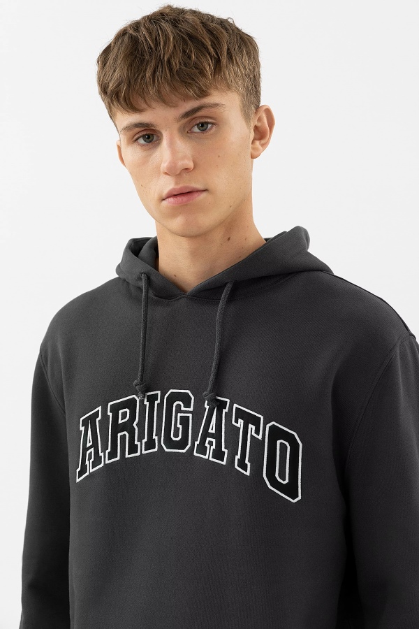 Axel Arigato Faded Black College Logo Hoodie