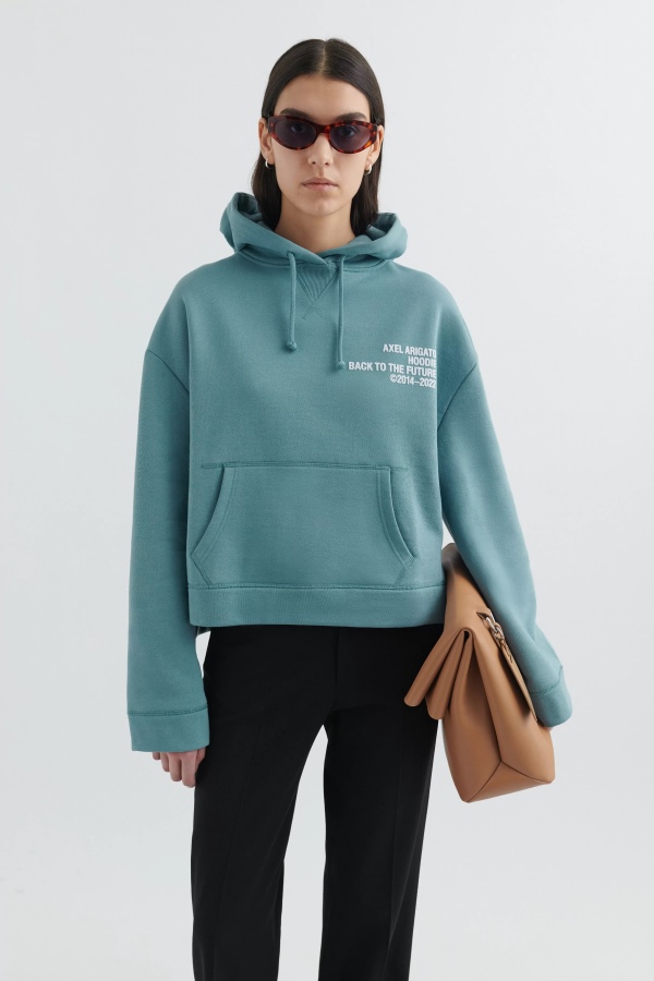 Cure Cropped Hoodie Brittany Blue Axel Arigato