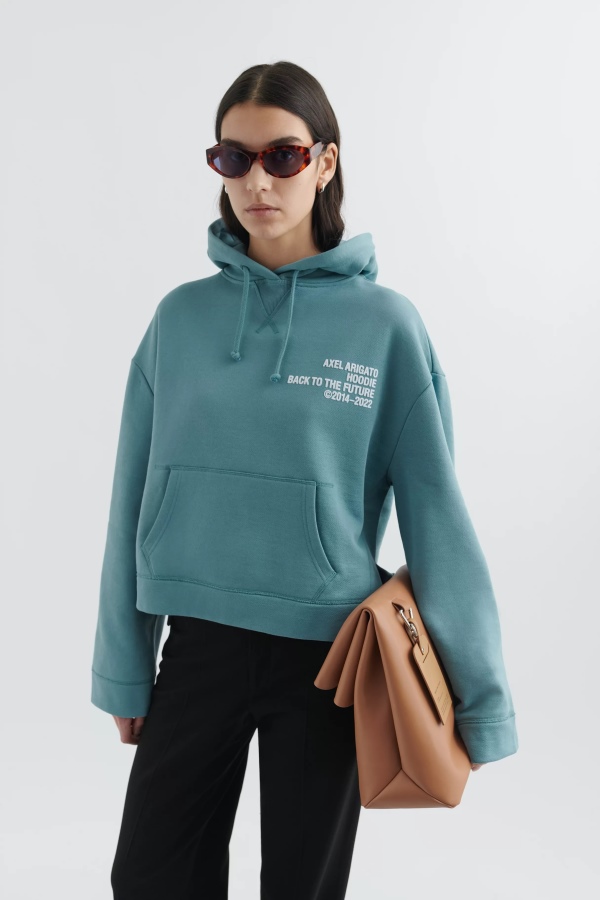 Cure Cropped Hoodie Brittany Blue Axel Arigato