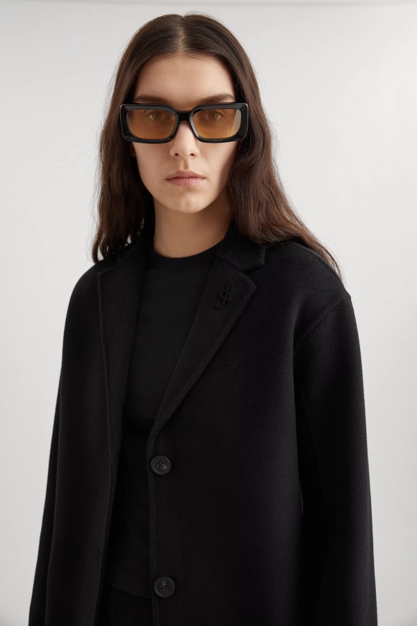 Axel Arigato Dawn Wool Coat Black