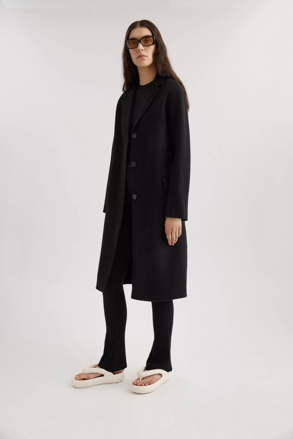 Axel Arigato Dawn Wool Coat Black
