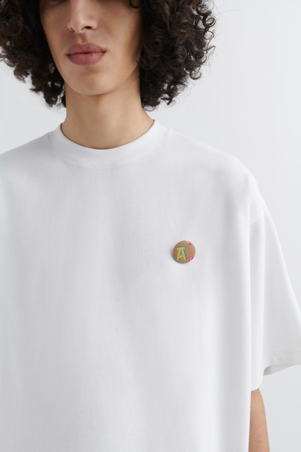 Axel Arigato White Acronym Monogram T-shirt