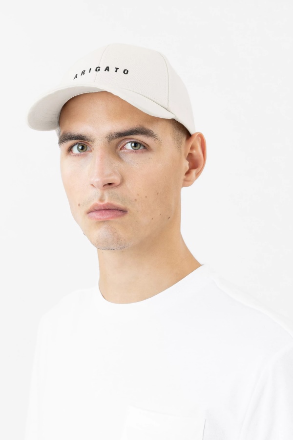 Monogram Cap Pale Beige Axel Arigato