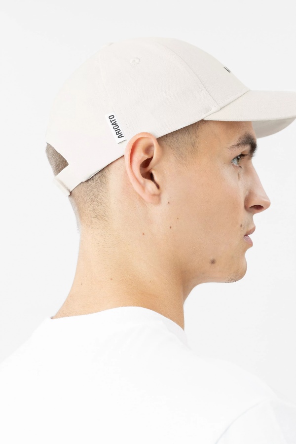 Monogram Cap Pale Beige Axel Arigato