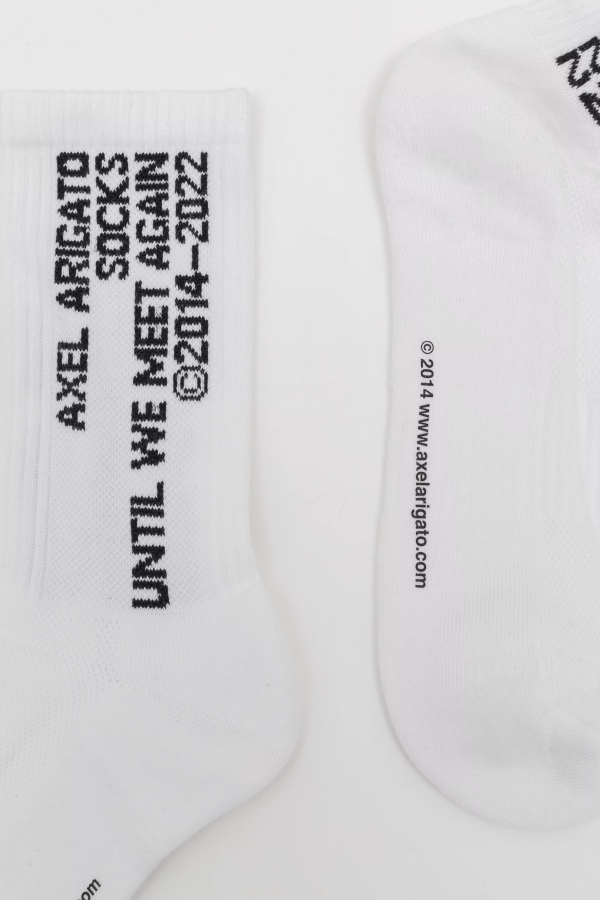 Until We Meet Again Socks White Axel Arigato