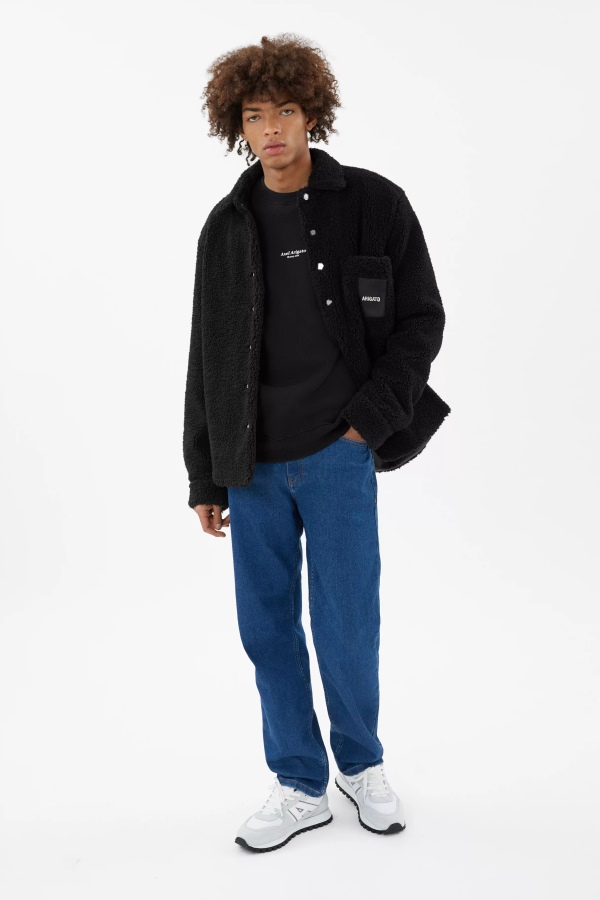 Aspen Teddy Overshirt Axel Arigato Black