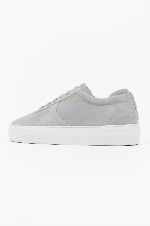 Axel Arigato Light Grey Platform Suede