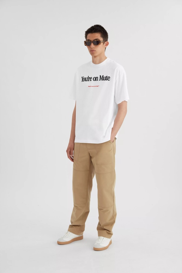 Axel Arigato White Mute T-Shirt