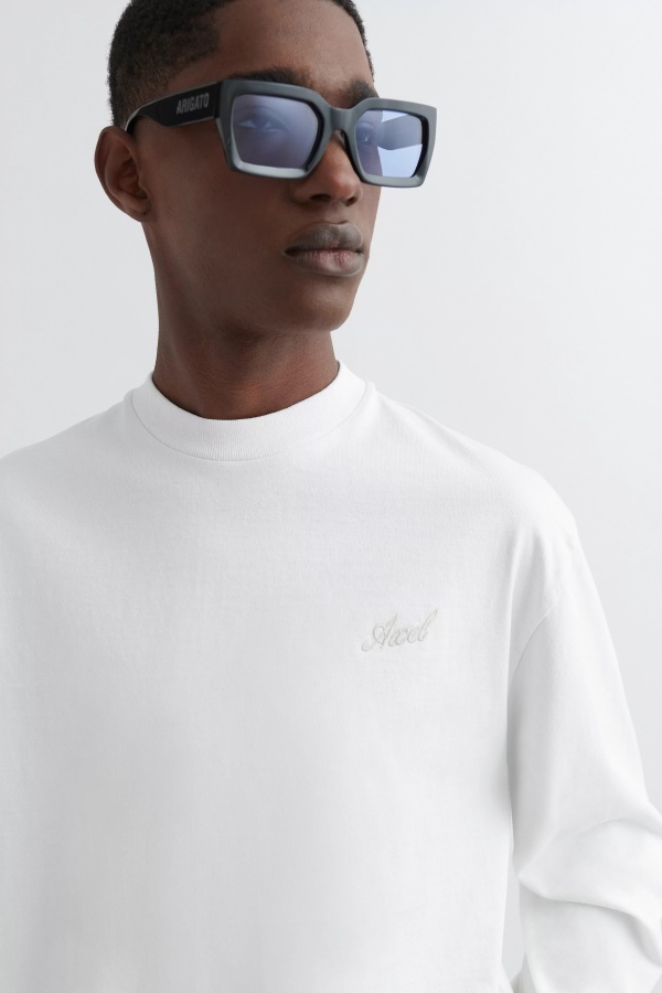 Staple Long-Sleeve T-Shirt White Axel Arigato