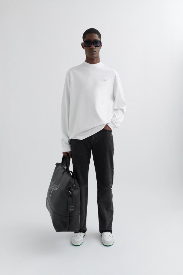 Staple Long-Sleeve T-Shirt White Axel Arigato