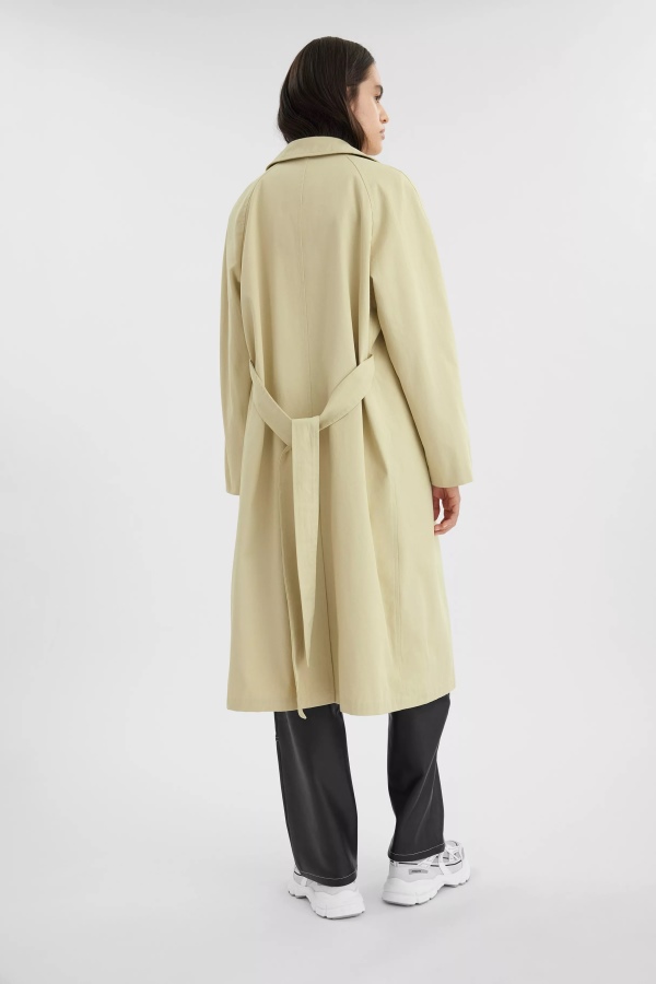 Globe Trench Coat Natural Yellow Axel Arigato