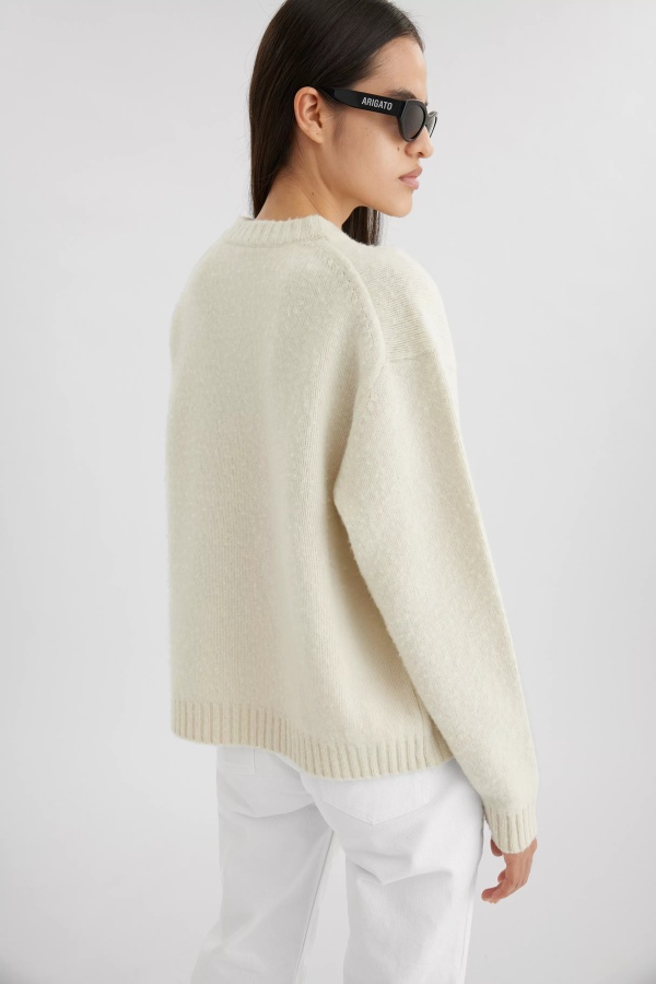 Axel Arigato Ecru Beyond Sweater